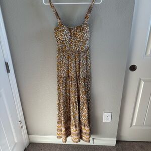 Yellow floral Maxi dress